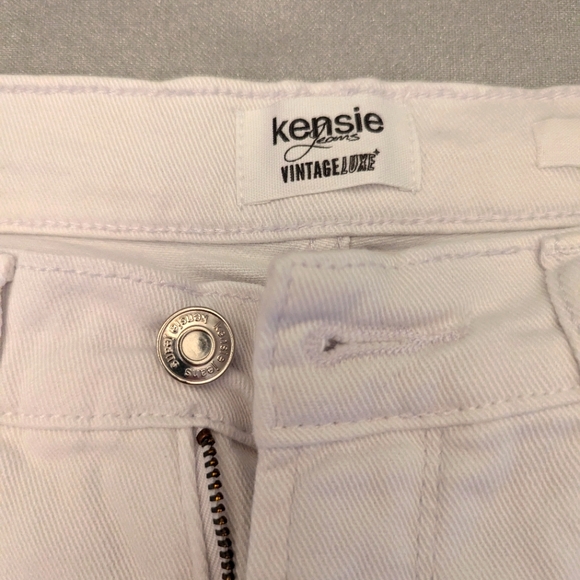 Kensie White Stretch Women's Jeans Vintage Luxe size 8 / 29 High Rise - Picture 3 of 10